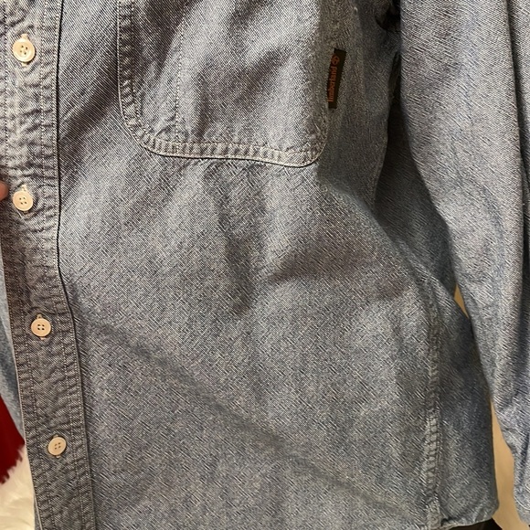 Vintage Timberland Denim Shirt (Men’s Medium Weathergear Rugged Fit) C1 - Picture 5 of 7